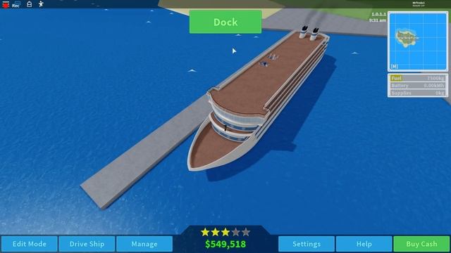 ROBLOX l Cruiser Ship Tycoon l Новый корабль смотреть онлайн