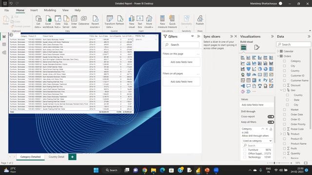 Power BI - Cross Report Drill through смотреть онлайн