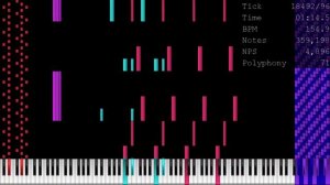[Black MIDI] Bad Piggies - Main Theme v1 1.23 Million Notes - TekkitkoooBM