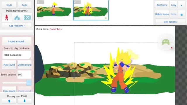 Stick Nodes But Map I'll make the sky blue I know I got Super Saiyan hair смотреть онлайн