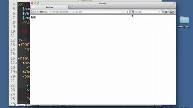 076 Сброс значений куков (Lynda.com) Изучаем php смотреть онлайн