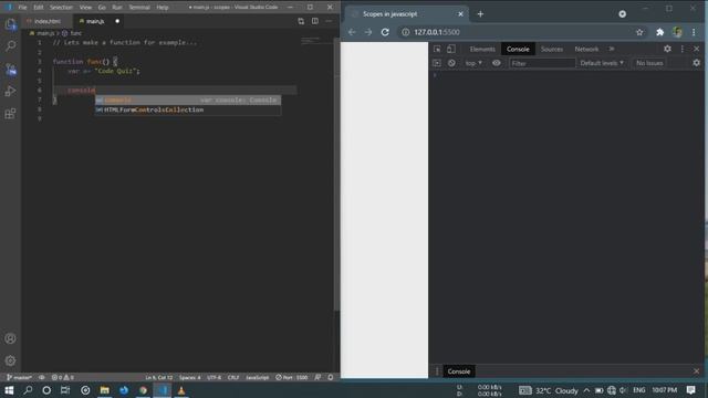 Scopes in javascript || Easiest way to understand scopes in javascript смотреть онлайн