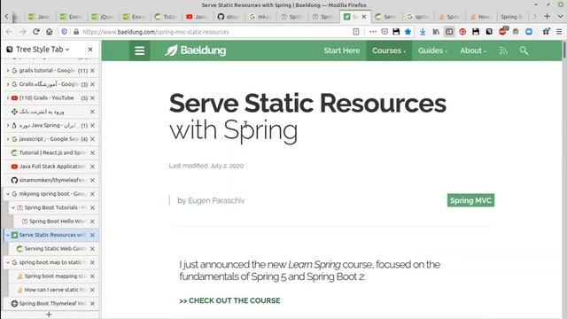 Spring Boot Thymeleaf example plus React builds смотреть онлайн