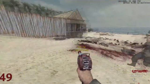 World At War Custom Zombies - Island Round 51 Solo смотреть онлайн