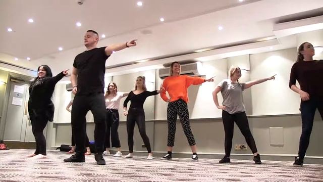 Grease Dance Tutorial for the flashmob смотреть онлайн