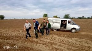 Посевная в колхозе имени Ленина