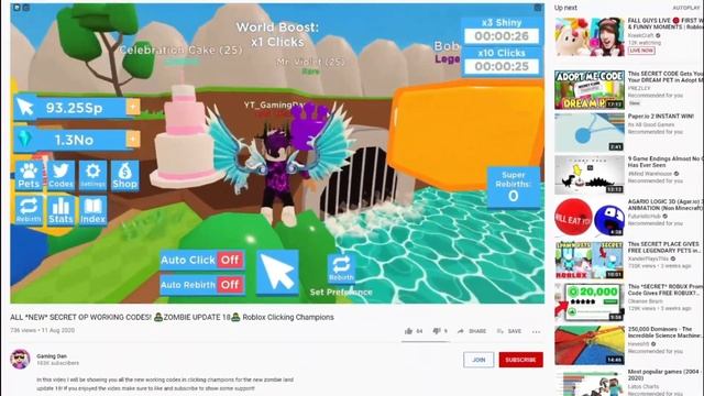 ALL NEW *2X EVENT* UPDATE CODES! ✨Mining Champions Roblox✨ смотреть онлайн