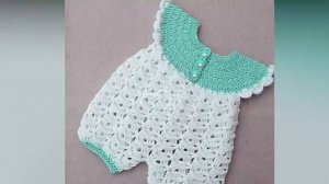 Детский ромпер крючком.( Автор Majovel)