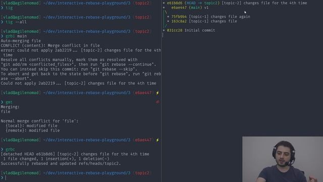 Interactive Rebase - #Git Tutorial for Absolute Beginners from Zero to Hero - Part 10 смотреть онлайн