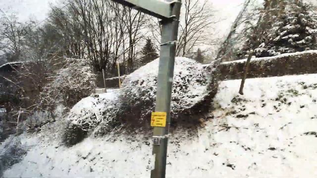 #Swiss??Train during #Winter#Snowfall. Oerlikon to Wallisellen. #Zurich #Switzerland?? смотреть онлайн