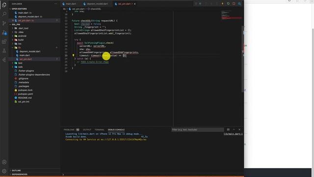 Flutter - SSL Sertifikası Sabitleme (SSL Pinning) смотреть онлайн