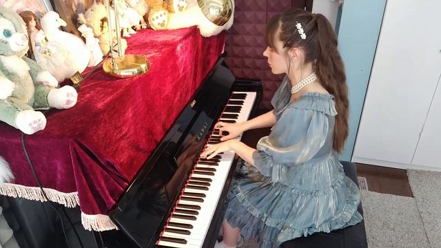 Chopin - Waltz Op.70 No.3 [Piano progress as adult beginner 3 yrs 2 mos] смотреть онлайн