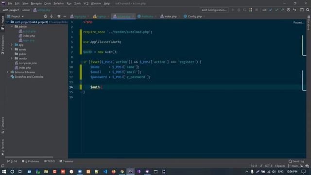 DCW in OOP php & MySQL 07: User registration & show message смотреть онлайн