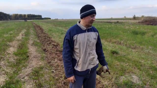 Пашем тяжёлую целину лёгким мотоблоком... смотреть онлайн