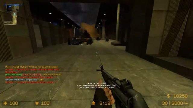 Counter Strike Source Zombie Escape mod online gameplay on FFXXII Westersand map смотреть онлайн