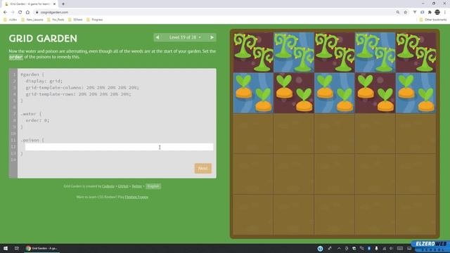Learn CSS In Arabic 2021 - #64 - Finish The Grid Garden Game смотреть онлайн