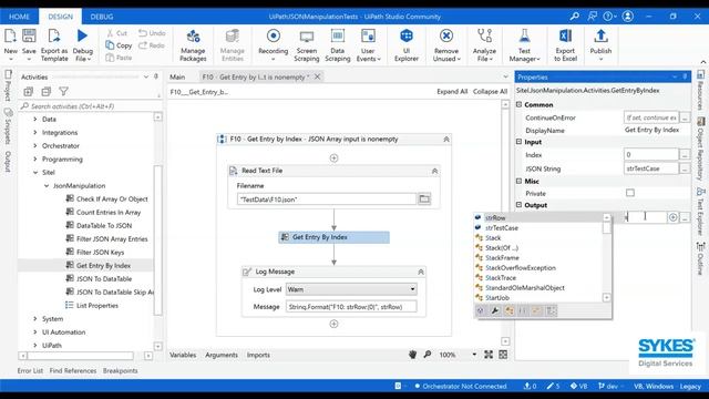 SDS JSON Manipulation - Get Entry By Index смотреть онлайн