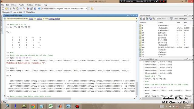 Eigenvalue Method For Solving Systems of Linear Differential Equations in MATLAB смотреть онлайн