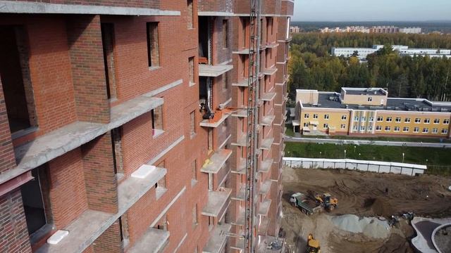 ЖК "Эволюция" облётка, сентябрь смотреть онлайн