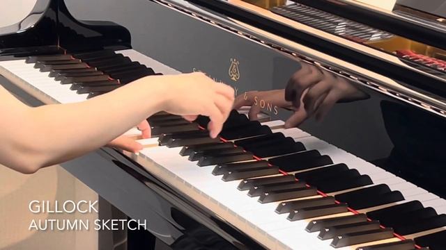 Gillock - Lyric Preludes in Romantic Style 12. Autumn Sketch　／　ギロック：「叙情小曲集」12. 秋のスケッチ смотреть онлайн