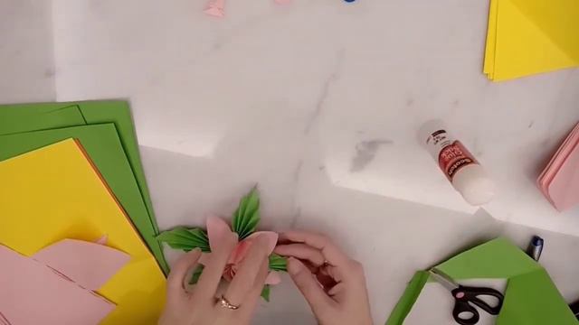 HOW TO MAKE AN ORIGAMI FLOWER|DO IT YOURSELF. смотреть онлайн
