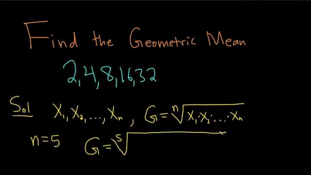 How to Find the Geometric Mean of a Data Set смотреть онлайн