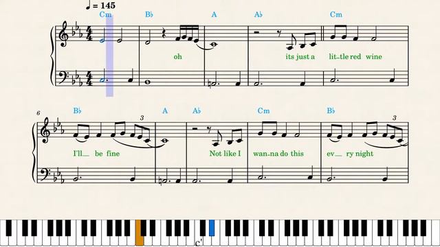 Demi Lovato — Dancing with the Devil (Piano Sheet Music) смотреть онлайн