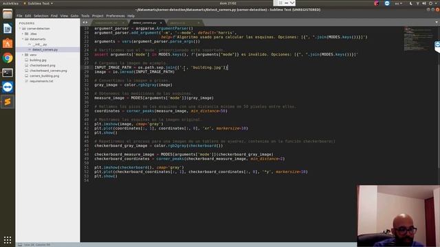 Detección de Esquinas con Scikit-Image смотреть онлайн