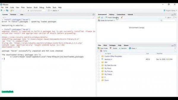 Open/Import SPSS file in R
