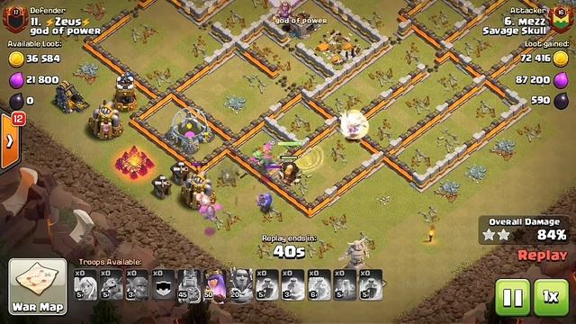 Savage Skull | Top War Attacks From Savage Skull | 50-50 War смотреть онлайн
