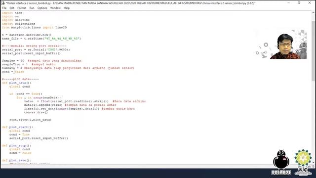 Instrumentasi 06. GUI Real Time Plot Dua Data Sensor Berbasis Python 3 смотреть онлайн