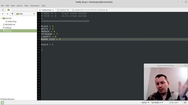 Programming the Game of Go in Python: Board Representation & Stone Encoding смотреть онлайн