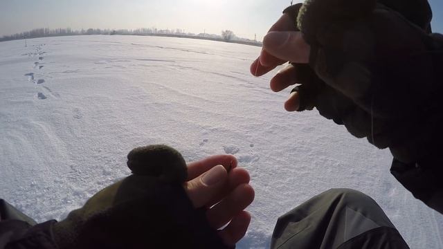 Волшебная ЛУНКА!.. Рыбалка в ГЛУХОЗИМЬЕ на безмотылку чёртик [Sibiryak007]