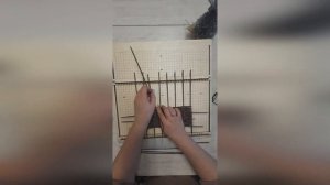 Станок для плетения квадратного дна из бумажной лозы