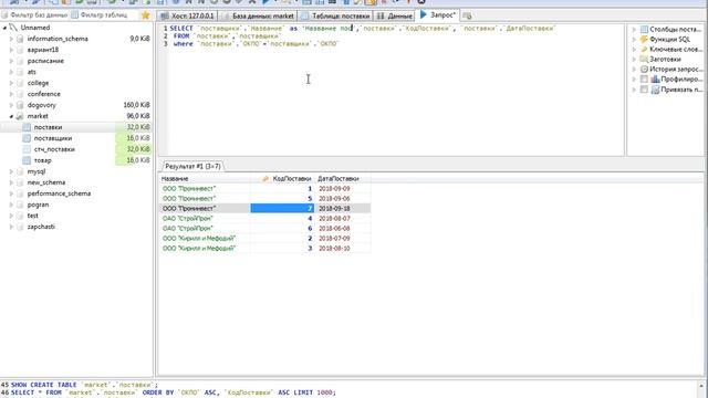 MySQL: Урок 6. Часть 1. Запросы к двум таблицам. JOIN и полное декартово произведение смотреть онлайн