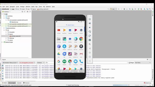How to Create Virtual Device (AVD) Emulator Android Studio and Run the App смотреть онлайн