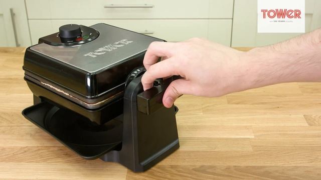 Tower Stainless Steel Rotary Waffle Maker смотреть онлайн