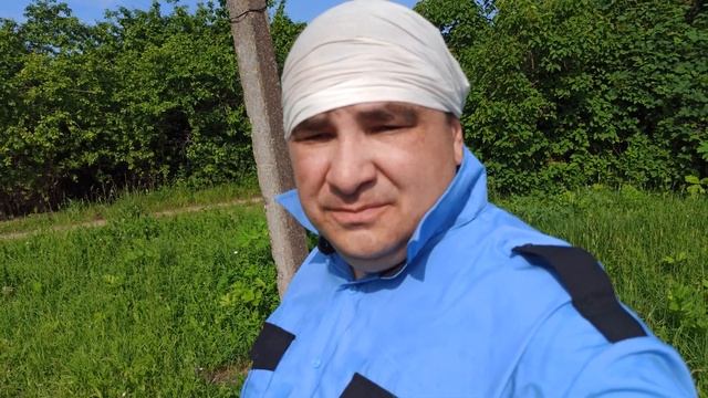 Косим борщевик на участке. О деревне. смотреть онлайн