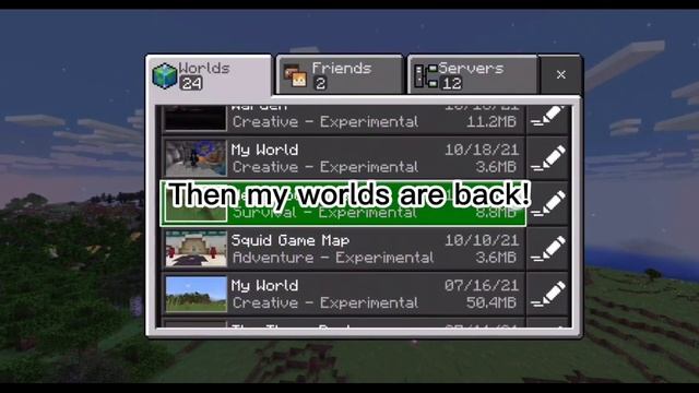 Minecraft Bedrock 1.18 | World Lost Problem Fixed (Not 100% Accurate) смотреть онлайн