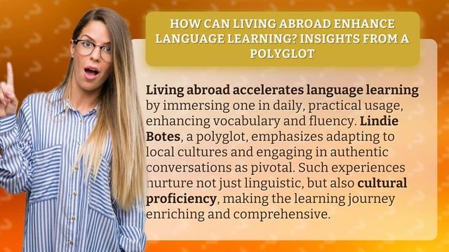 How Can Living Abroad Enhance Language Learning? Insights from a Polyglot смотреть онлайн