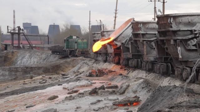 Слив шлака на Тулачермет смотреть онлайн