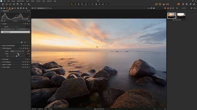 Съёмка на заливе. ОБРАБОТКА. Часть 1 - Capture One. смотреть онлайн