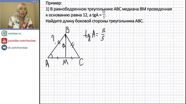ЕГЭ 2019 ПО МАТЕМАТИКЕ | ПРЯМОУГОЛЬНЫЙ ТРЕУГОЛЬНИК смотреть онлайн