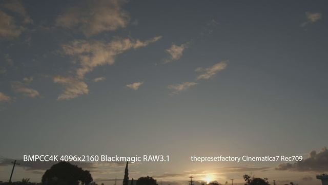 Blackmagic Pocket Cinema Camera 4K | Cinematica 7 - Rec709 смотреть онлайн