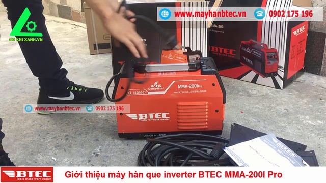 Mở hộp MÁY HÀN ĐIỆN TỬ BTEC MMA-200I Pro | Công nghệ mosfet смотреть онлайн