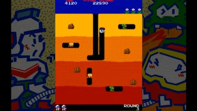 Namco Museum Essentials: Dig Dug on PS3 in HD 1080p смотреть онлайн