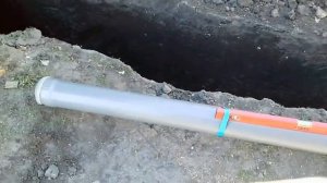 Уклон канализационной трубы