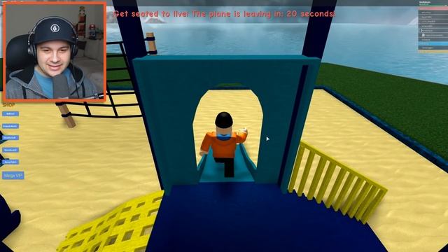 SURVIVE A GIANT PLANE CRASH IN ROBLOX | Let's Play Roblox Gameplay - Survive a Plane Crash смотреть онлайн