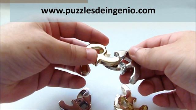 Vídeo Solución Rompecabezas Puzzle de Metal Hanayama Cast Square Solution смотреть онлайн