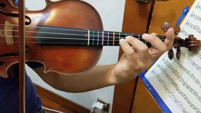 How to play violin "Summer" 1st movement of 4 seasons by Vivaldi смотреть онлайн